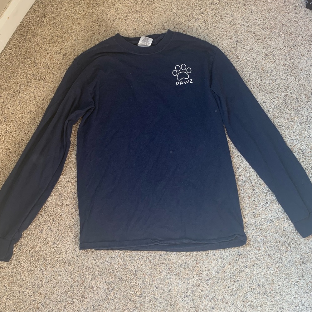 long sleeve paws shirt